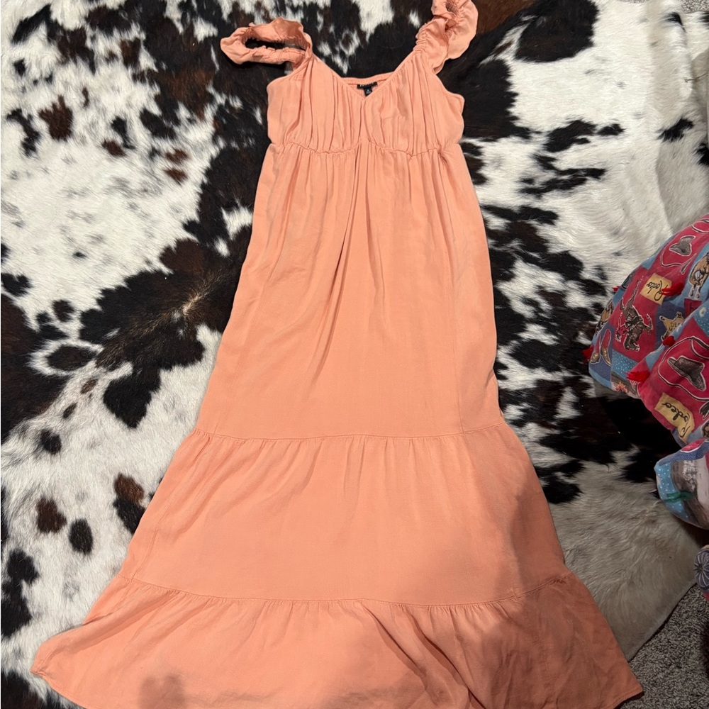 Torrid Peach Maxi Dress
